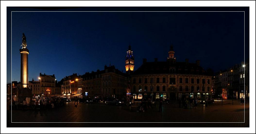 Lille - Grand Place (Nuit)